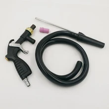 Высококачественный абразивный воздушный Пескоструйный пистолет комплект 1 керамический сопло железный наконечник всасывающая труба для песка промышленный Пескоструйный пистолет