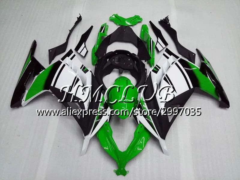 Инъекции для KAWASAKI NINJA EX 300 ZX 3R 300R 2013 47HC. 2 ZX3R EX300 ZX-3R красного и черного цвета ZX300R 13 14 15 обтекатель oem - Цвет: No. 18