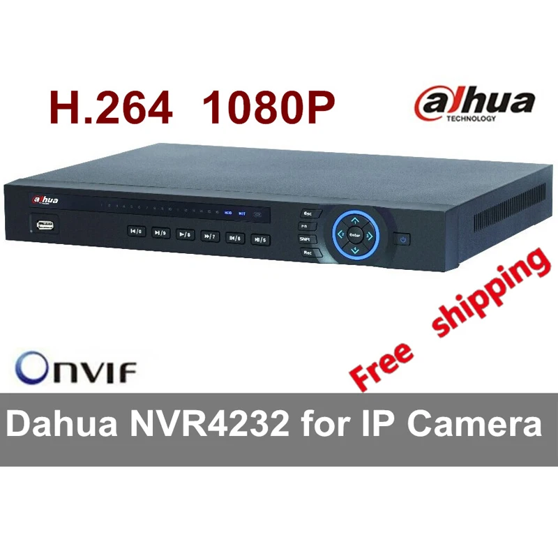 Free shipping 2016 NEW CCTV Dahua NVR 32CH Network Video Recorder DH-NVR4232 English Firmware Support Onvif