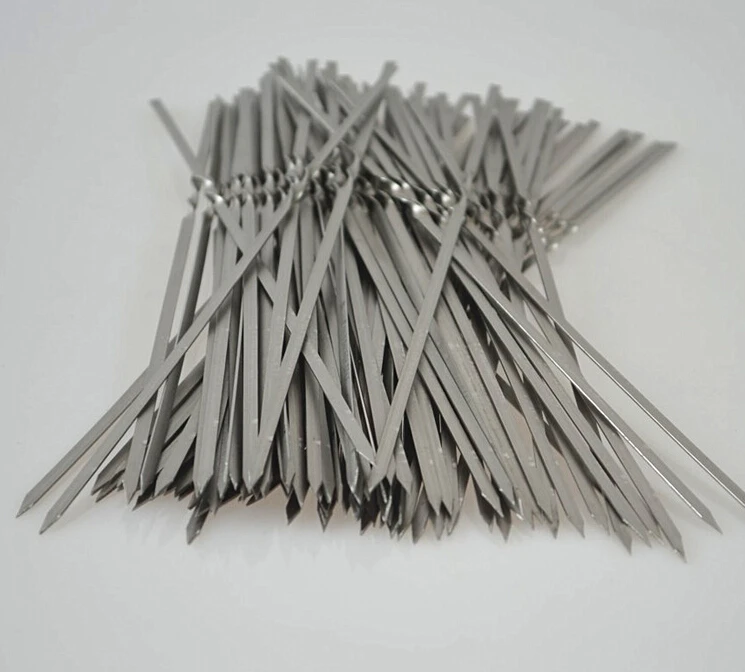 

2016 New Stainless steel flat vegetables barbecue needles wholesale supplies 20 pieces/pack