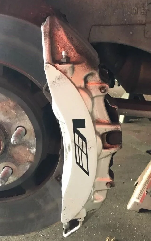 For 8X Cadillac CTS V Logo Brake Caliper Vinyl Decals Stickers 09 15