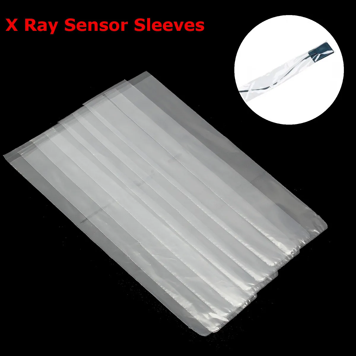 

500pcs/pack Disposable Dental Cover Plastic Sleeves For Oral Intraoral Camera Sheath Mouth Mirror Dental Material 19.7*4.1CM