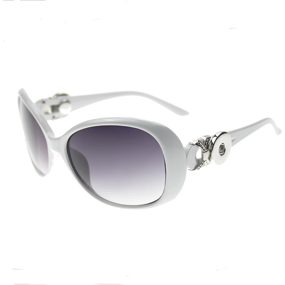 18 мм Кнопка солнцезащитные очки элегантные женские Oculos овальные линзы винтажные очки Аксессуары Солнцезащитные очки для женщин
