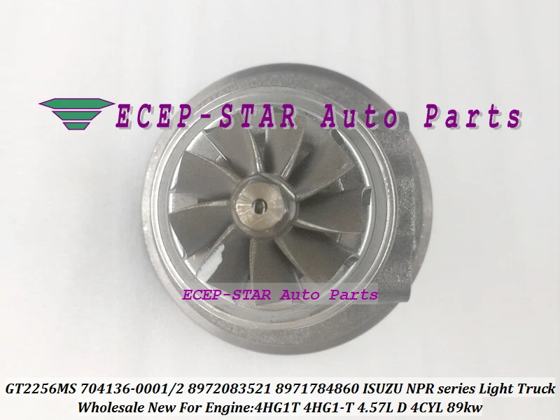 Turbo CHRA Cartridge GT2256MS 704136 704136-0001 704136-0002 8972083521 8971784860 For ISUZU NPR Light Truck 4HG1T 4HG1 T 4.57L  (6)