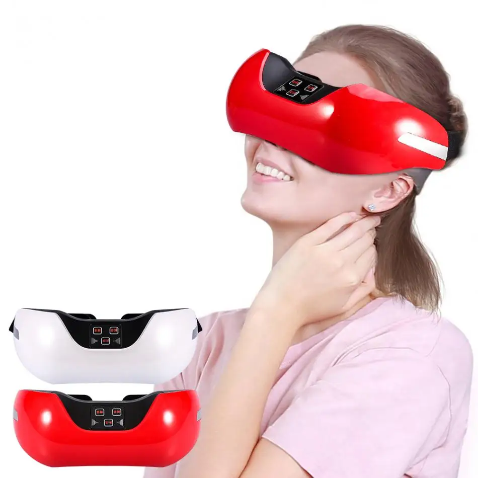 USB Перезаряжаемый 3D Электрический зеленый светильник массажер для глаз