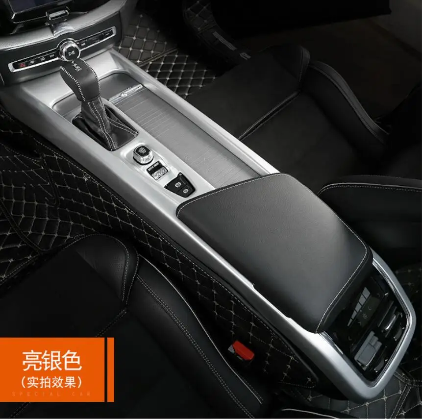 

Car Styling For Volvo XC60 2018 Interni Scatola Ingranaggi Tazza Coperchio di Protezione Del Supporto Auto Interni Accessorio