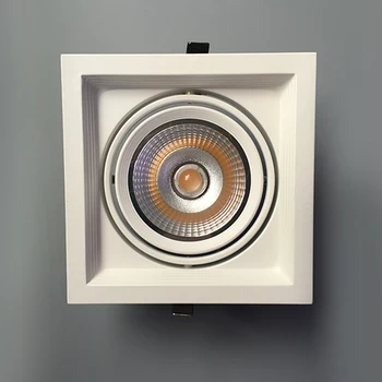 

Hardcover market clothing store supermarket exhibition hall and office embedded COB spotlight