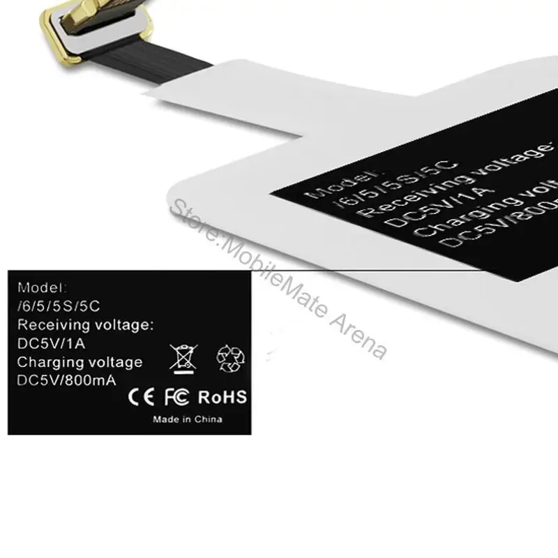 Universal Qi Wireless Charger Receiver Module Fast Speed Charge Charging Adapter Phone Accessory For Iphone 6s 6 Plus 5s 5 5c
