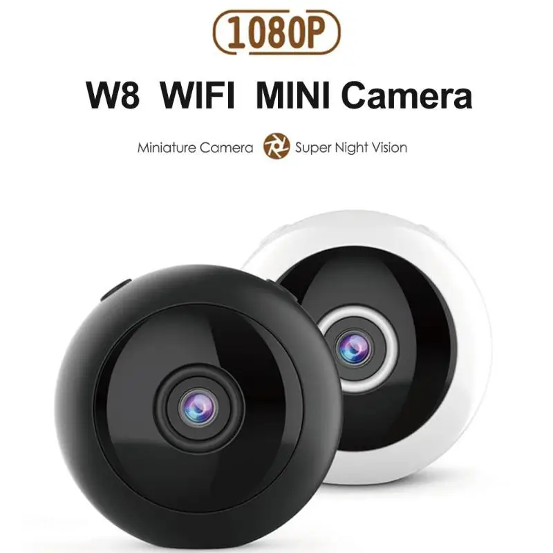 

W8 Mini Camera WiFi 1080P Remote Recorder Motion Sensor Night Vision Camcorder Working Temperature -10-60 Degrees Celsius