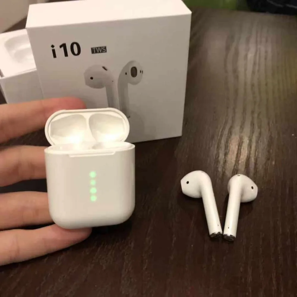 2019 новый оригинальный i10 СПЦ 1:1 Air pod Беспроводной Bluetooth 5,0 наушники бас ухо pod для Andorid iphone PK i11 i12 i13 i14 i15 СПЦ