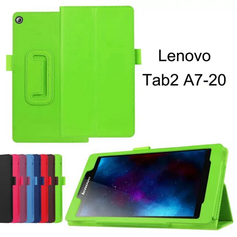 Для lenovo Tab 2 A7-10 A7-10F A7-20 A7-20F Tab2 A7 20 10 планшетный чехол Чехол откидной держатель мода из искусственной кожи чехол+ Защитная пленка на экран