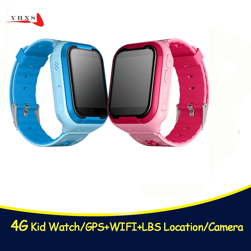 

Smart Watch Child Safe Monitor GPS Tracker Kids Android IOS Waterproof Baby SOS Remote Monitor Camera SIM 4G Network Wristwatch