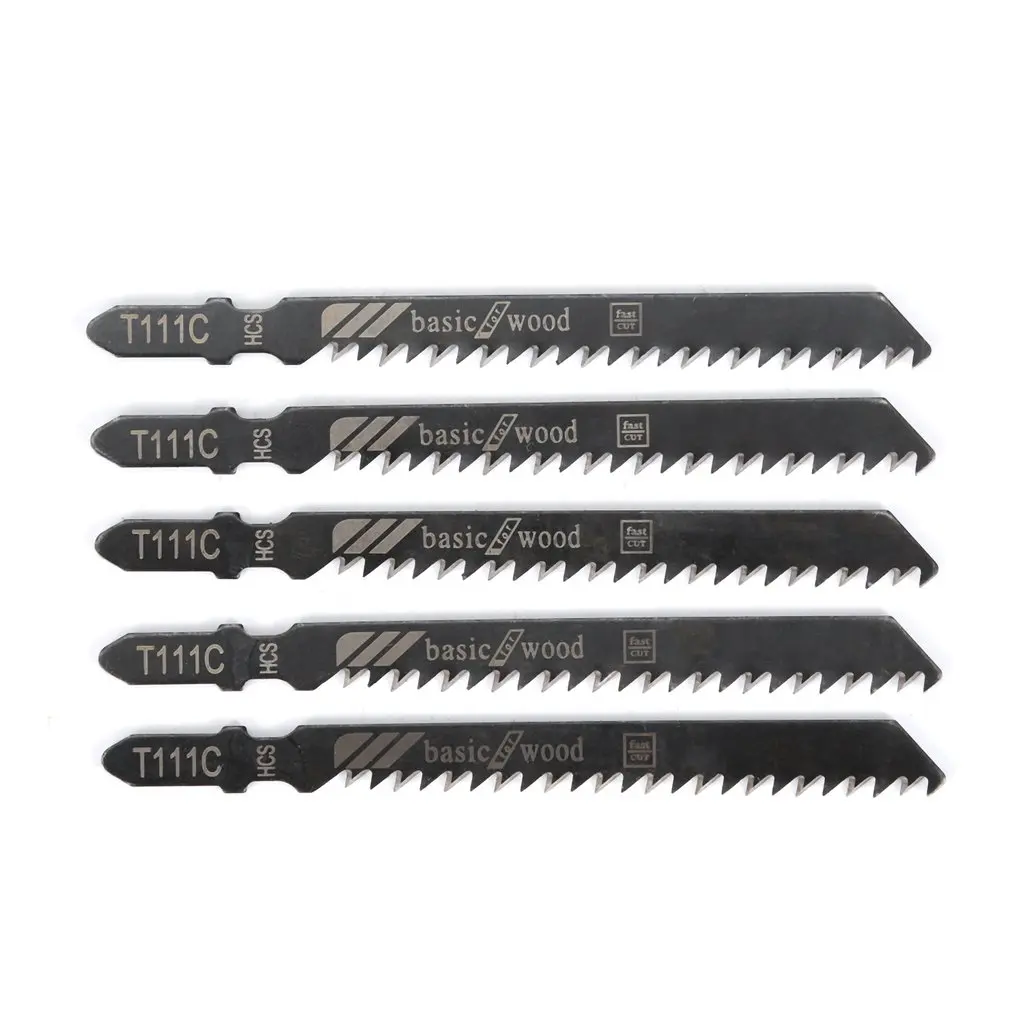 

5Pcs/set T111C Saw Blade Hacksaw Jig Saw Blade Set Reciprocating Curve Saw Blade For Hard Wood Saw Cutting Tool