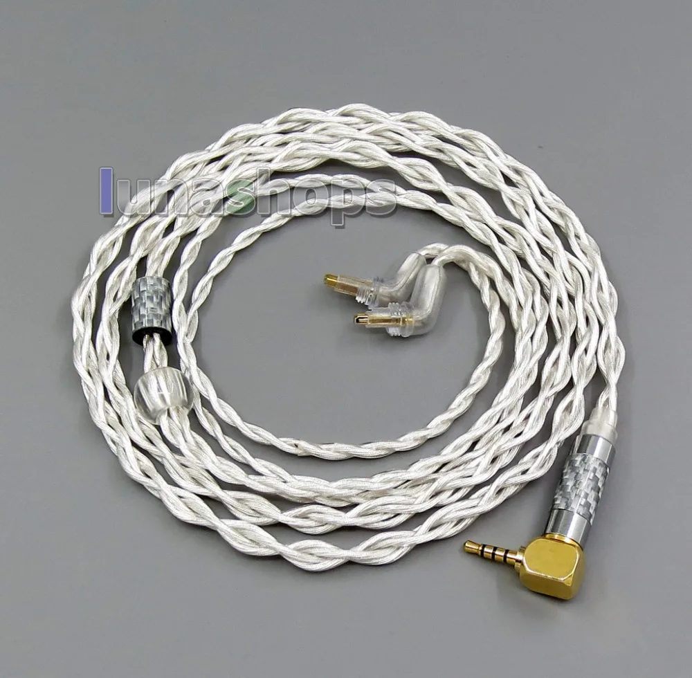 

4.4mm 2.5mm 3.5 63*0.1mm Extremely Soft Hi-Res 7N Pure Silver plated Earphone for Sony MDR-EX1000 MDR-EX600 MDR-EX800 MDR-7550