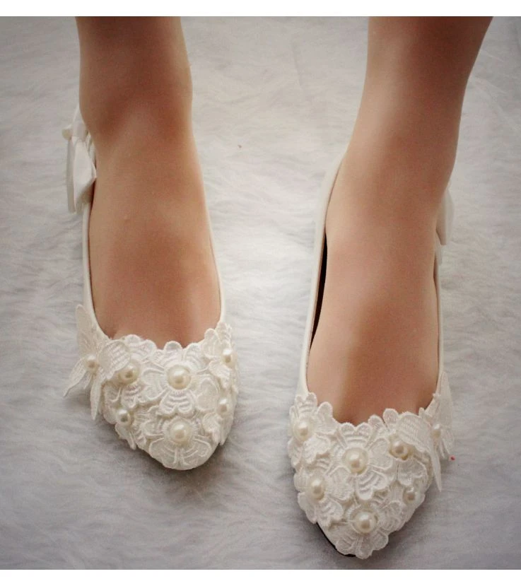 wedding flats ivory