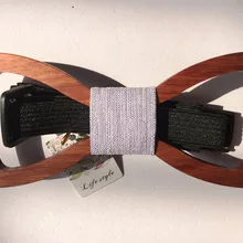 Галстук ручной работы деревянный галстук-бабочка галстук дизайнерские аксессуары уникальные подарки деревянный лук XK066