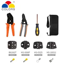 4 Jaws multitool Wire Crimpers Engineering Ratcheting Crimping Pliers Wire Strippers Crimping Tool Cord End Terminals Kit multitool wire crimpers ratcheting terminal crimping pliers wire ferrule crimper tool cord end terminals pliers kit