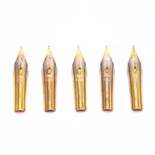 5 шт. Золотой вы Иридиум Золото Средний Перьевая ручка заменить другой наконечник