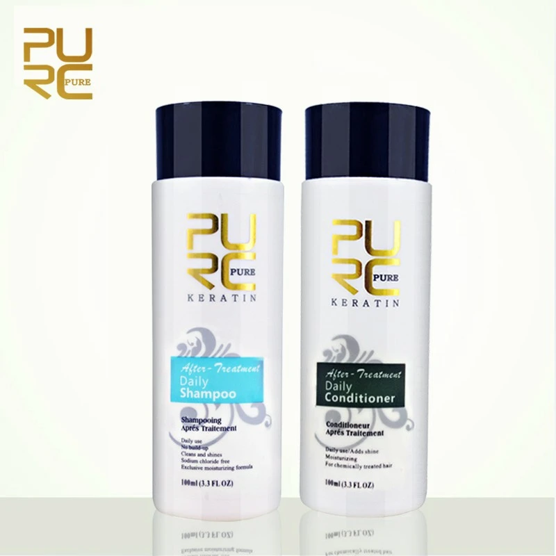 PURC 4pc/set Formalin Brazilian Keratin Treatment Straighten Hair Repair Damaged Hair Shampoo Conditioner Set Repair Coarse PURC 4pc/set Formalin Brazilian Keratin Treatment Straighten Hair Repair Damaged Hair Shampoo Conditioner Set Repair Coarse