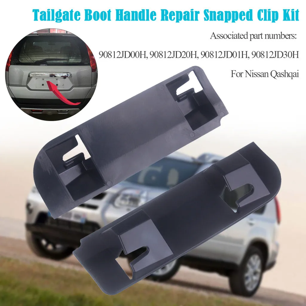 

CARPRIE For Nissan Qashqai Trunk Door Boot Handle Repair Snapped Clip Kit Clips 2006-13