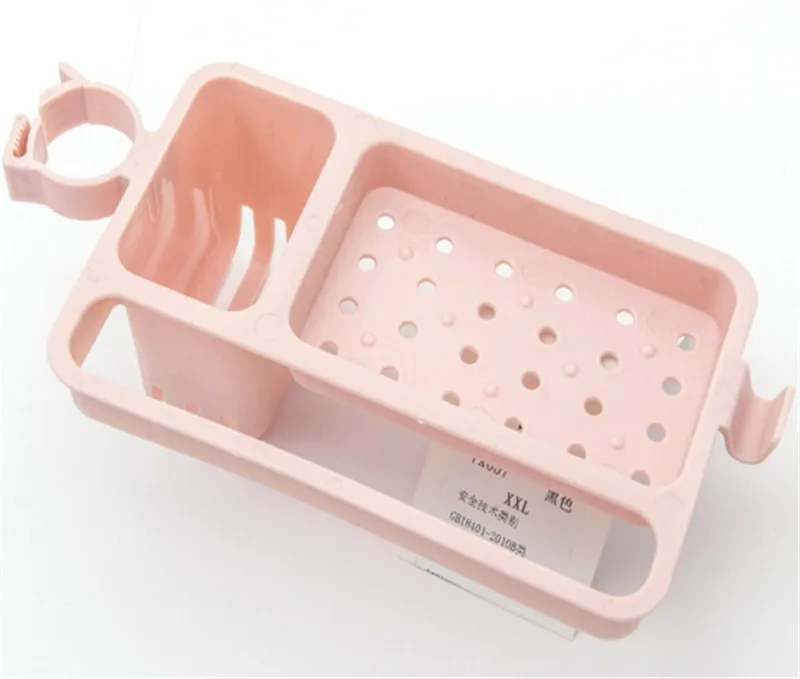 1 шт. корзина для мыла губка держатель для раковины тряпка для мытья стока кухонная подвесная полка для хранения вещей кухонные инструменты аксессуары - Цвет: Pink