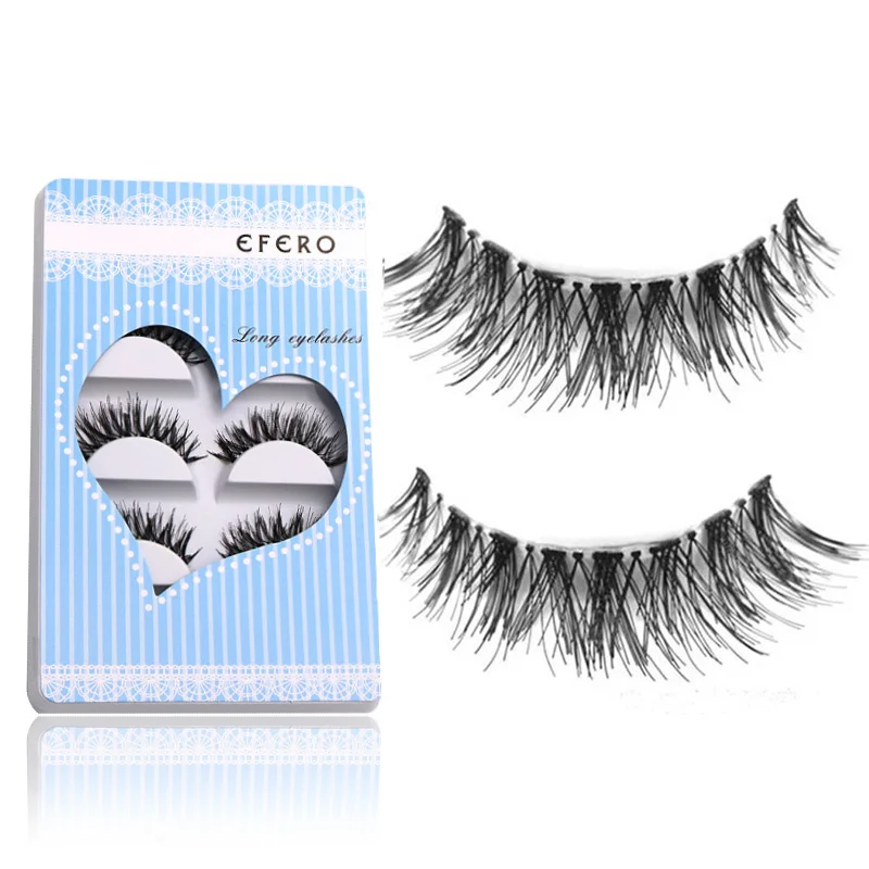 

5 Pair False Eyelashes For Women Natural Long Eyelashes For Building Cross False Eyelash Extensions Tools Fake Eye Lashes Messy