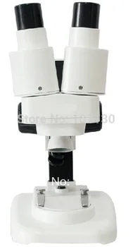 

Student's Learning Tool Junior Education 20X Binocular Stereo Microscope with Top LED Light for Repair Dissection Identification