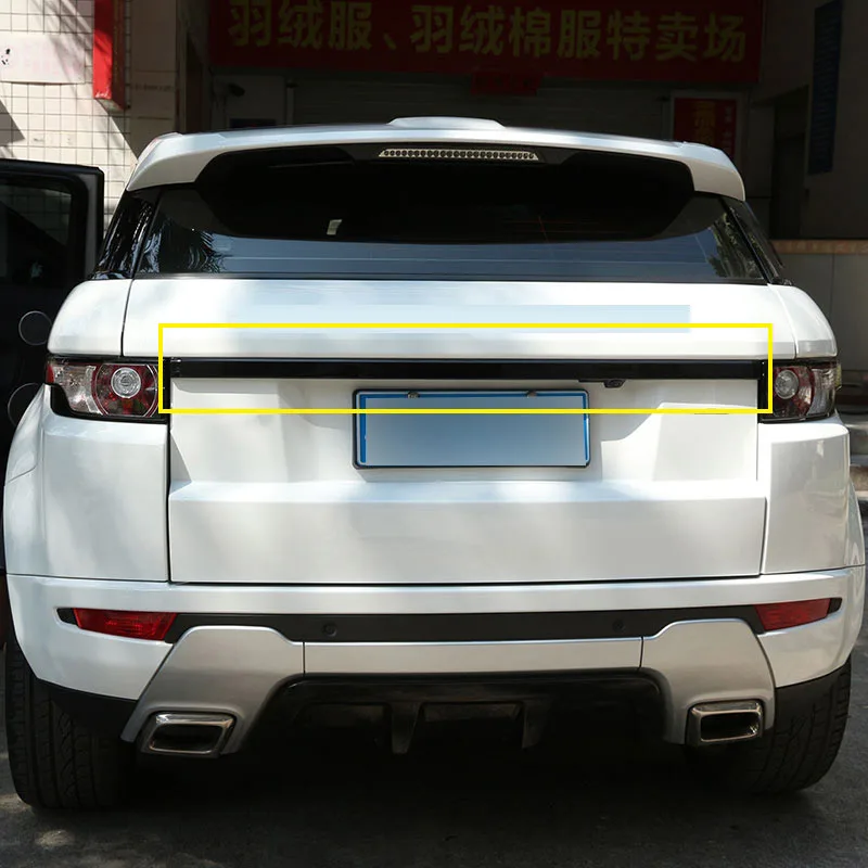 

For Landrover Range Rover Evoque 2012-2016 ABS Rear Trunk Lid Trim Car-Styling Free shipping by DHL or Fedex