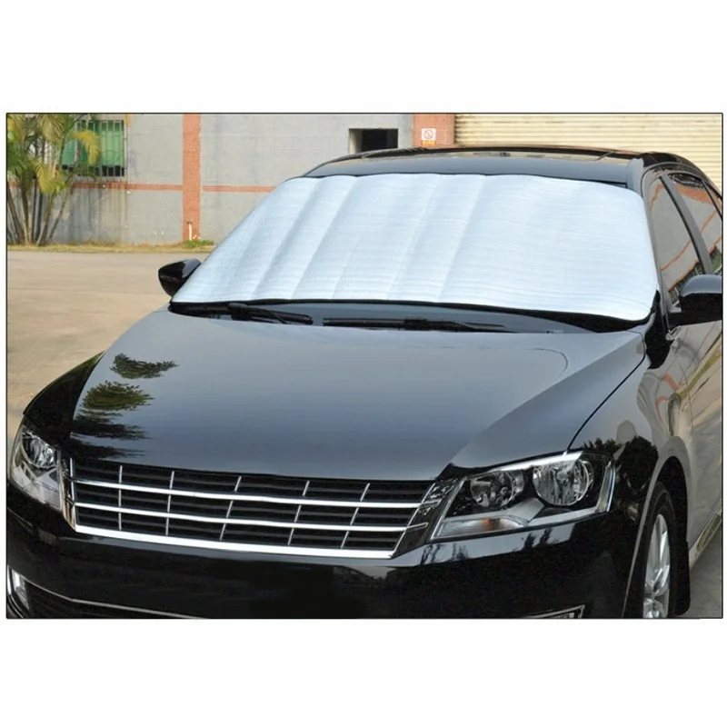 

Car Snow Ice Protector Visor Sun Shade Fornt Rear Windshield Cover Block Shields HTQ99