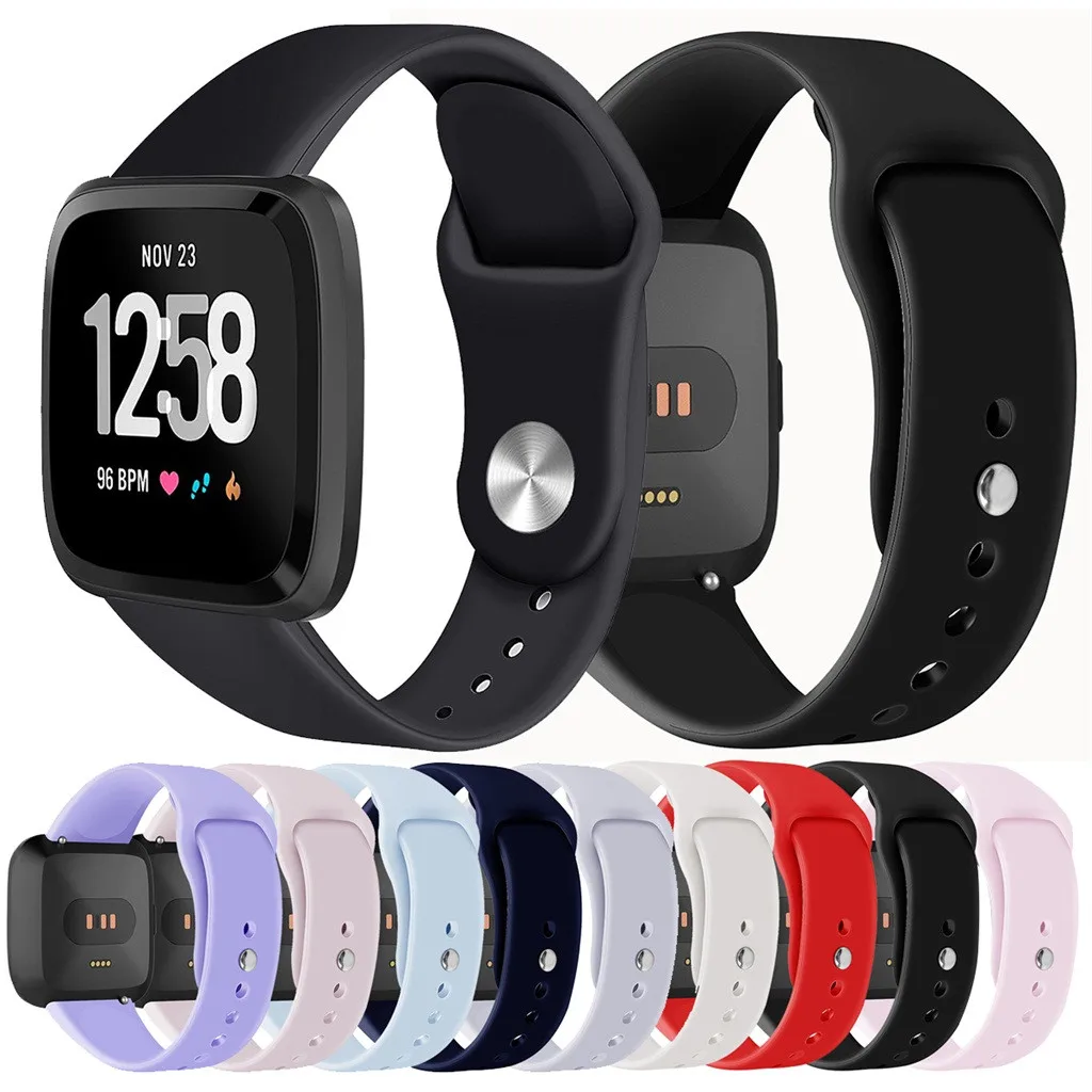 

Small Silicone Sports Replacement Watch Band Wrist Strap For Fitbit Versa Lite