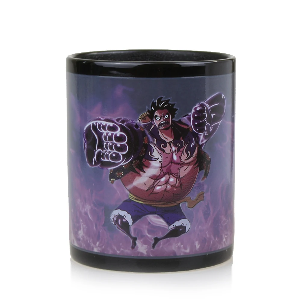 Одна штука Luffy Gear четвёртая кружка горячее изменение цвета термоактивный чай