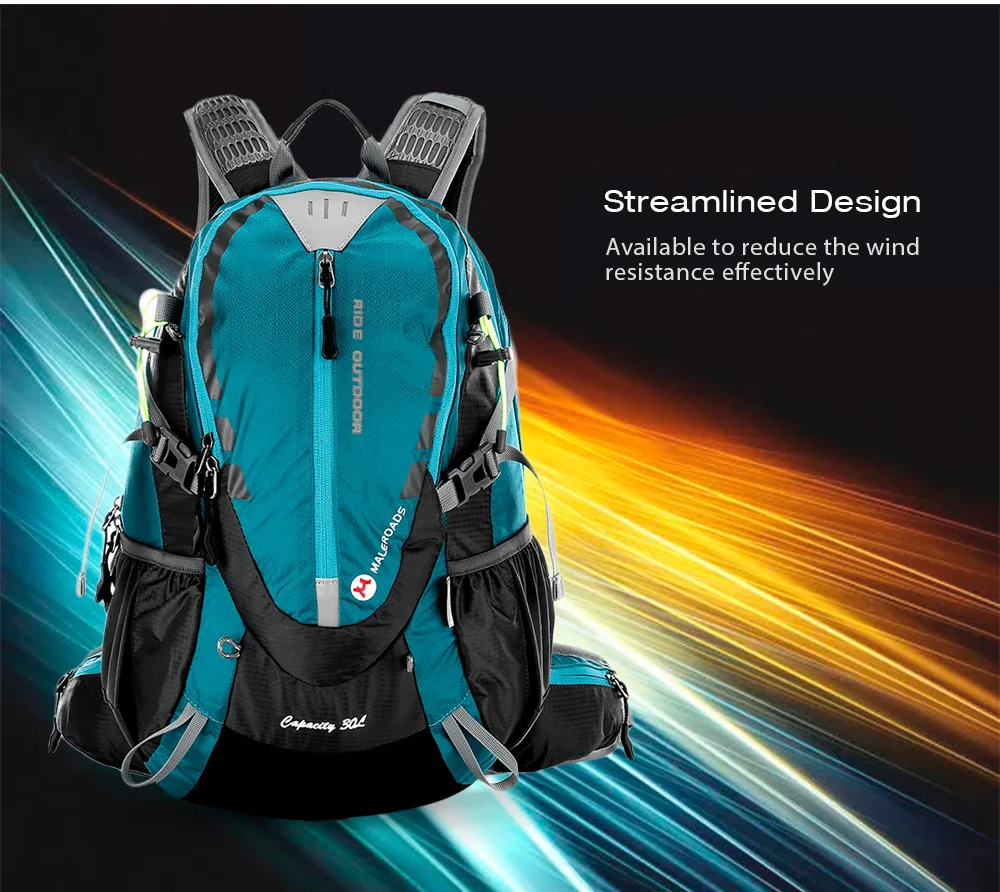 Maleroads 30л 40л открытый спортивный походный рюкзак для кемпинга водостойкий нейлоновый дорожный Багаж велосипедный рюкзак сумка