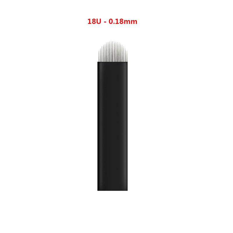 

2019 Microblade U18 Needle 316 Stainless Steel Extremely Thin 0.18 U Shape Blades Microblading Needle Blade Nano Tattoo Needles