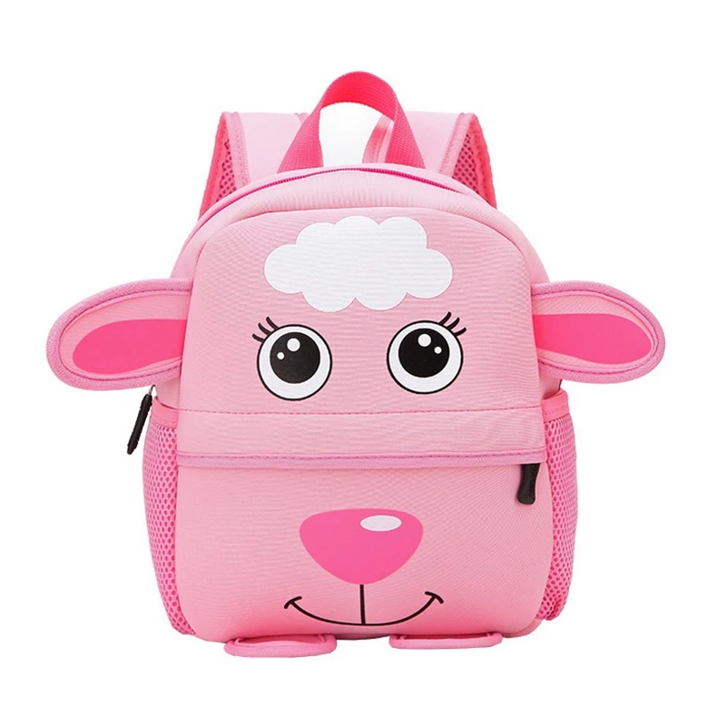 Детский рюкзак с объемным дизайном милых животных, неопреновые школьные сумки для малышей, детский сад, для девочек и мальчиков, мультяшный рюкзак с изображением животных, собаки, обезьяны, совы