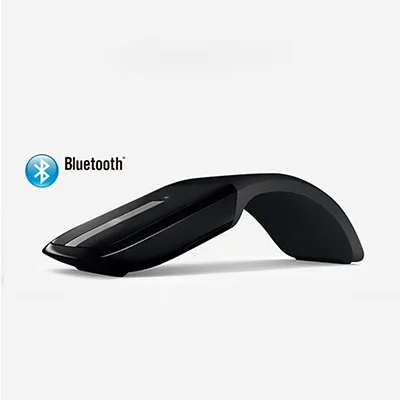 50 шт./лот Складная Беспроводная для microsoft arc мышь bluetooth сенсорная оптическая для microsoft поверхность мышь для Mac ноутбука планшета - Цвет: Black color