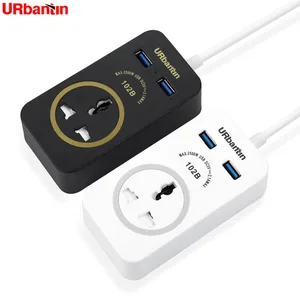 Image 5 - Urbantin USB כוח רצועת מורחב קו חכם בית אלקטרוניקה אוניברסלי שקע חכם תקע נסיעות מתאם עבור האיחוד האירופי AU בריטניה ארה"ב