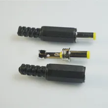 10 шт. DIY 4,8 мм x 1,7 мм разъем питания постоянного тока Женский провод кабель припоя разъем адаптера Длина ствола 11,2 мм