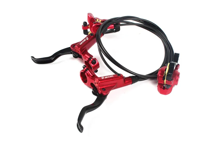 Details about   ZOOM Mountain Bike Hydraulic Disc Brakes Levers Front/Rear Rotor Disc Brake Set 