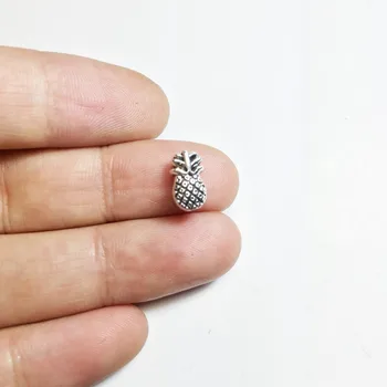 

Eruifa 20pcs 8*5mm Mini Pineapple Zinc alloy Beads Charms Pendant Jewelry DIY Handmade Necklae