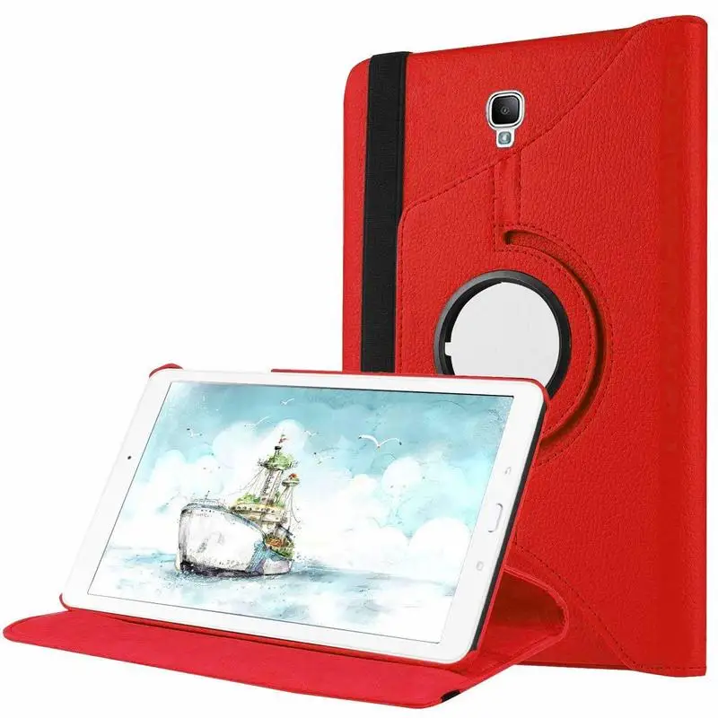 Вращающийся на 360 градусов Чехол книжка из искусственной кожи для Samsung Galaxy Tab A 8 0