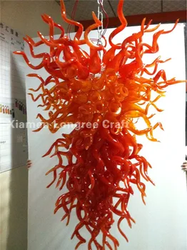 

Free Shipping Modern and Red 100% Hand Blown Murano Glass Chandeliers in Dubai