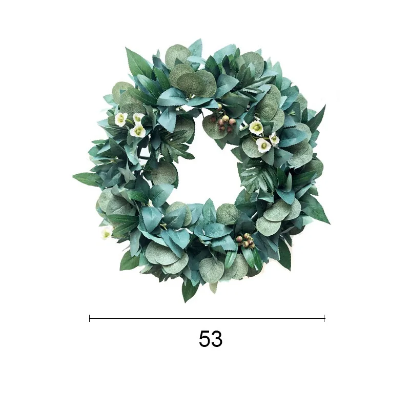

Faroot Artificial Plants Rattan Ring Olive Branch Wreath Fruit Leaf Garland Hanging Decoration Home Decor New Hot