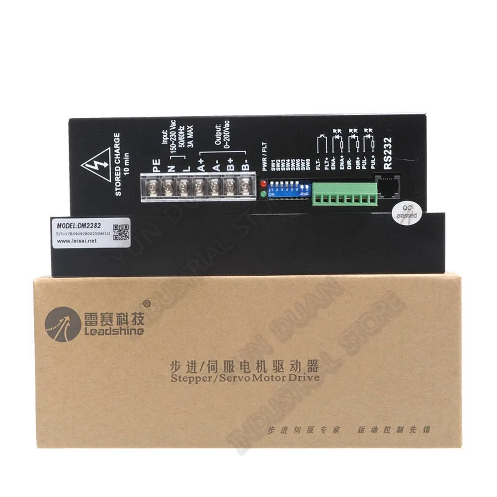 - Leadshine DM2282 Stepper Driver DSP 2PH 2282A 180240VAC 220v For NEMA34 86MM NEMA42 110MM NEMA52 130MM stepping Motor