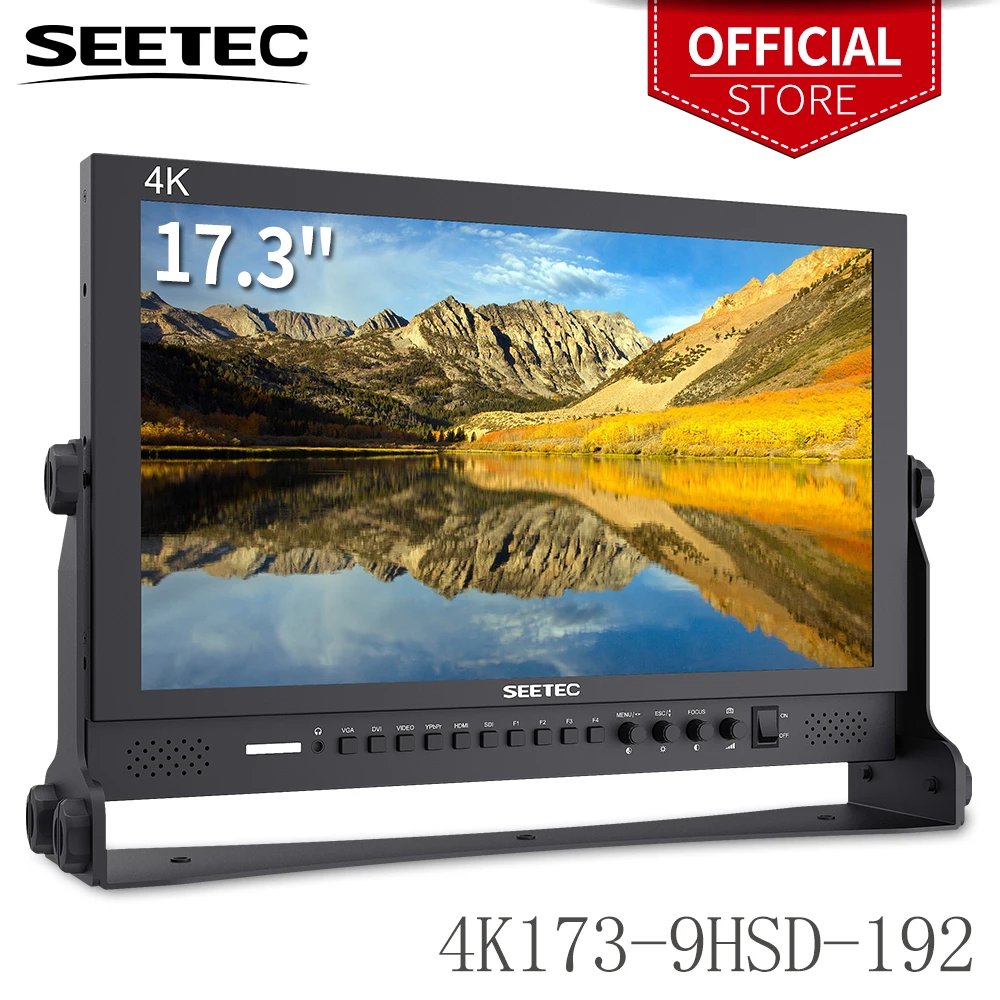 Seetec 4K173-9HSD-192( P173-9HSD) 17,3 дюймов ips алюминий 1920x1080 FHD 3G-SDI HDMI 4K вещательный монитор с AV YPbPr