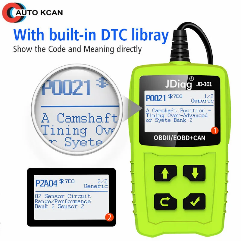 Автомобильный диагностический инструмент JDiag JD101 OM123 OBD2 сканер считыватель кодов