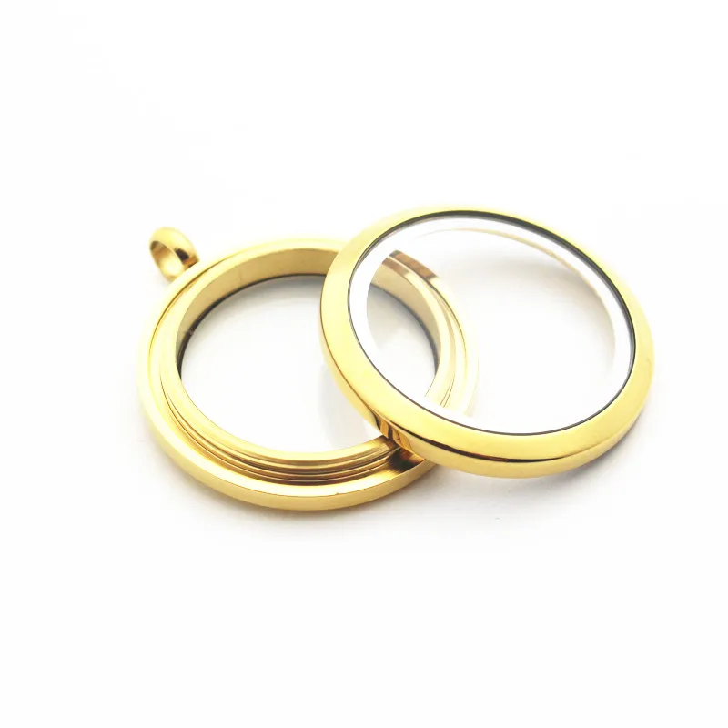 Wholesae-5pcs-lot-25mm-30mm-Screw-Round-Gold-316L-Stainless-Steel-Glass-Memory-Floating-Locket-Pendant (1)