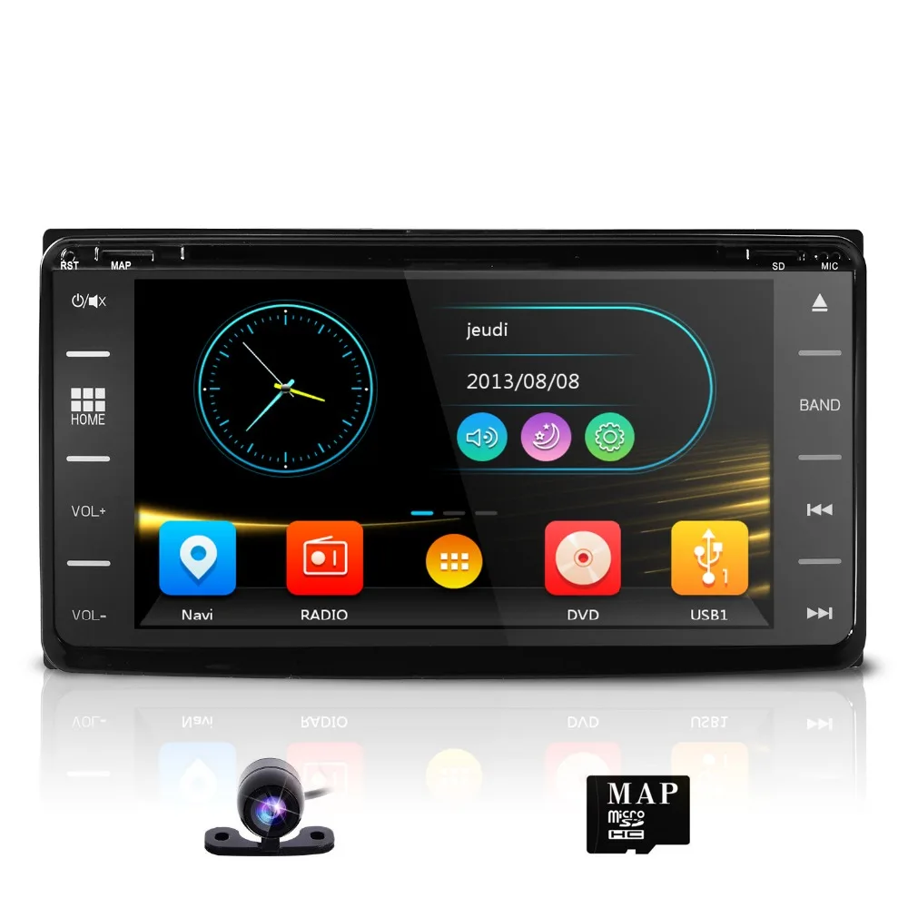 

Hizpo Autoradio GPS Multimedia RADIO DVD Player For TOYOTA Camry 2002/2003/2004/2005/2006 tundra 2003 2004 2005 2006 3G 1080P HD