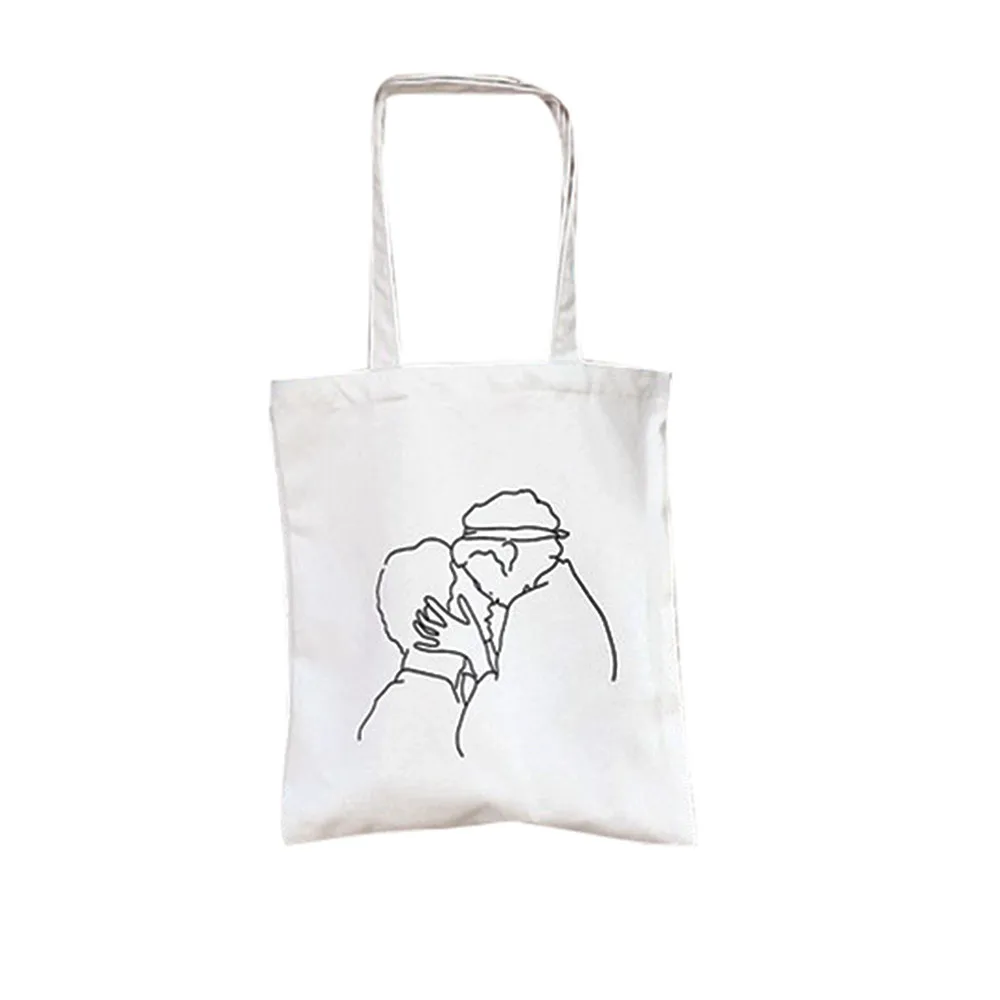 

Casual shoulder vest large capacity simple shopping bag Simple Canvas Shoulder Bag Fashion Bags Ladies Handbag 5.10