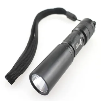 

U-F C3 CREE Q5 5-Mode LED Pocket Flashlight (1x14500)-Black Body