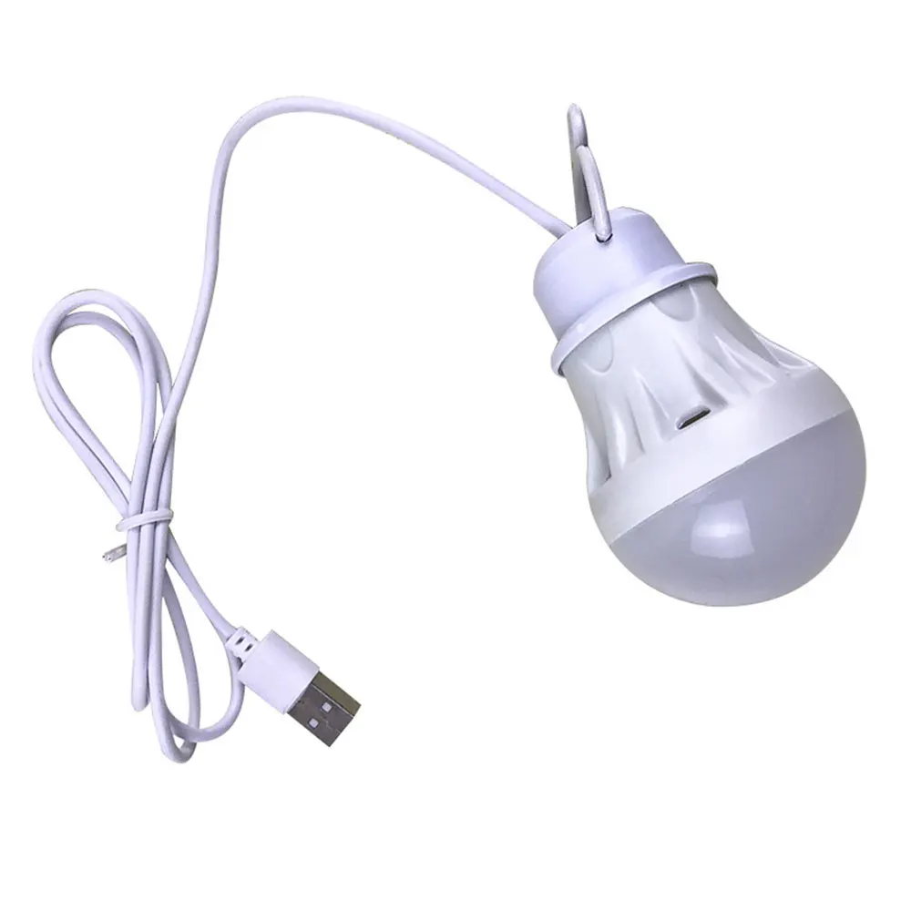 Portable 3W USB Powered LED Night Light Outdoor Tent Light Bulb Lamp